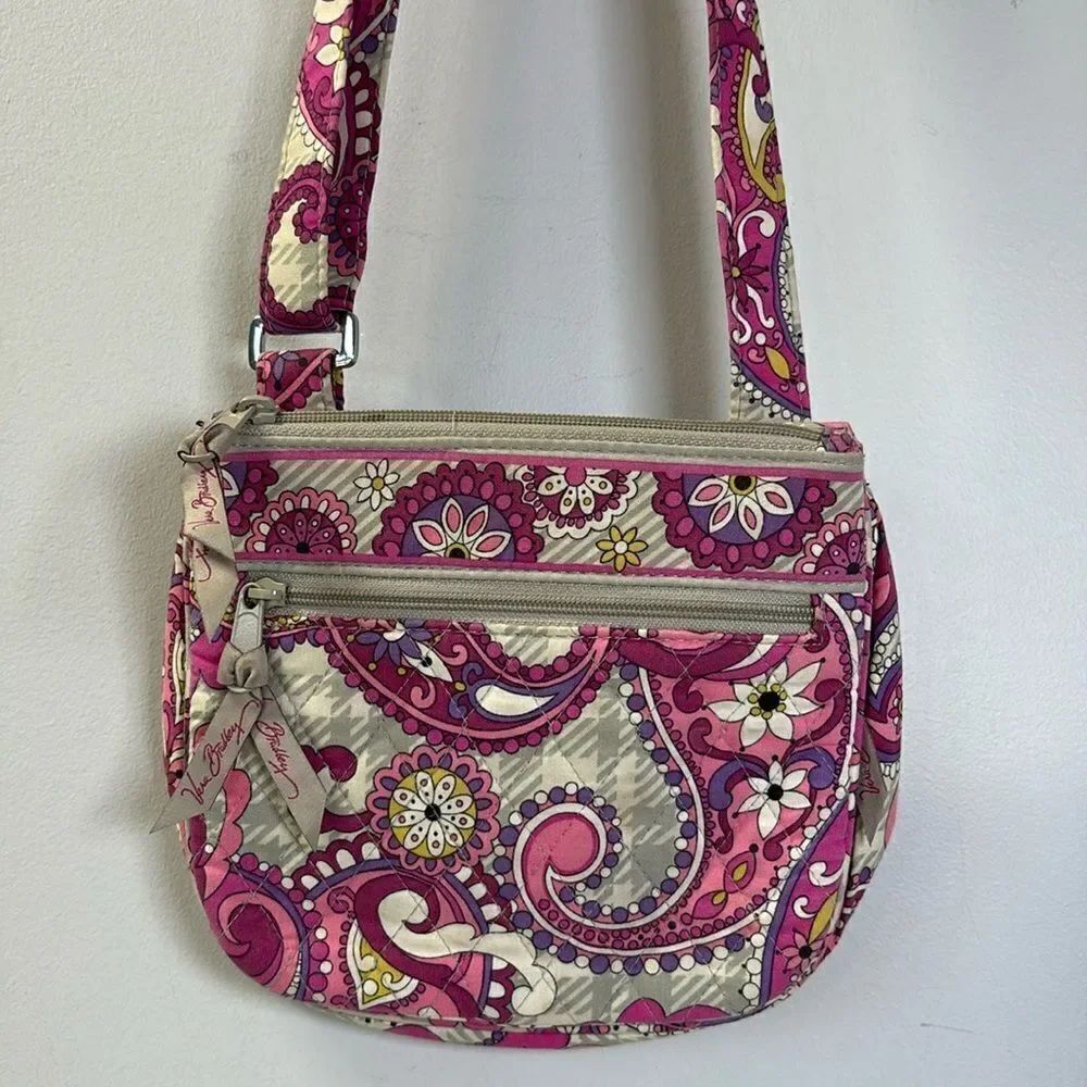 Vera Bradley Paisley meets Plaid Crossbody